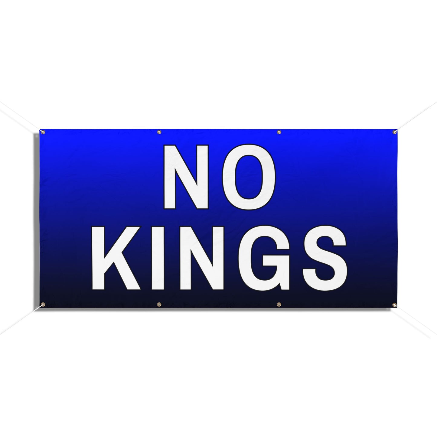 No Kings 72" x 36" Vinyl Banner