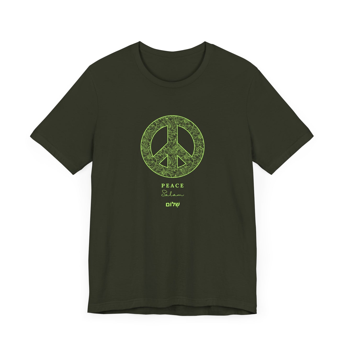 PEACE in Three Languages (t-shirt)