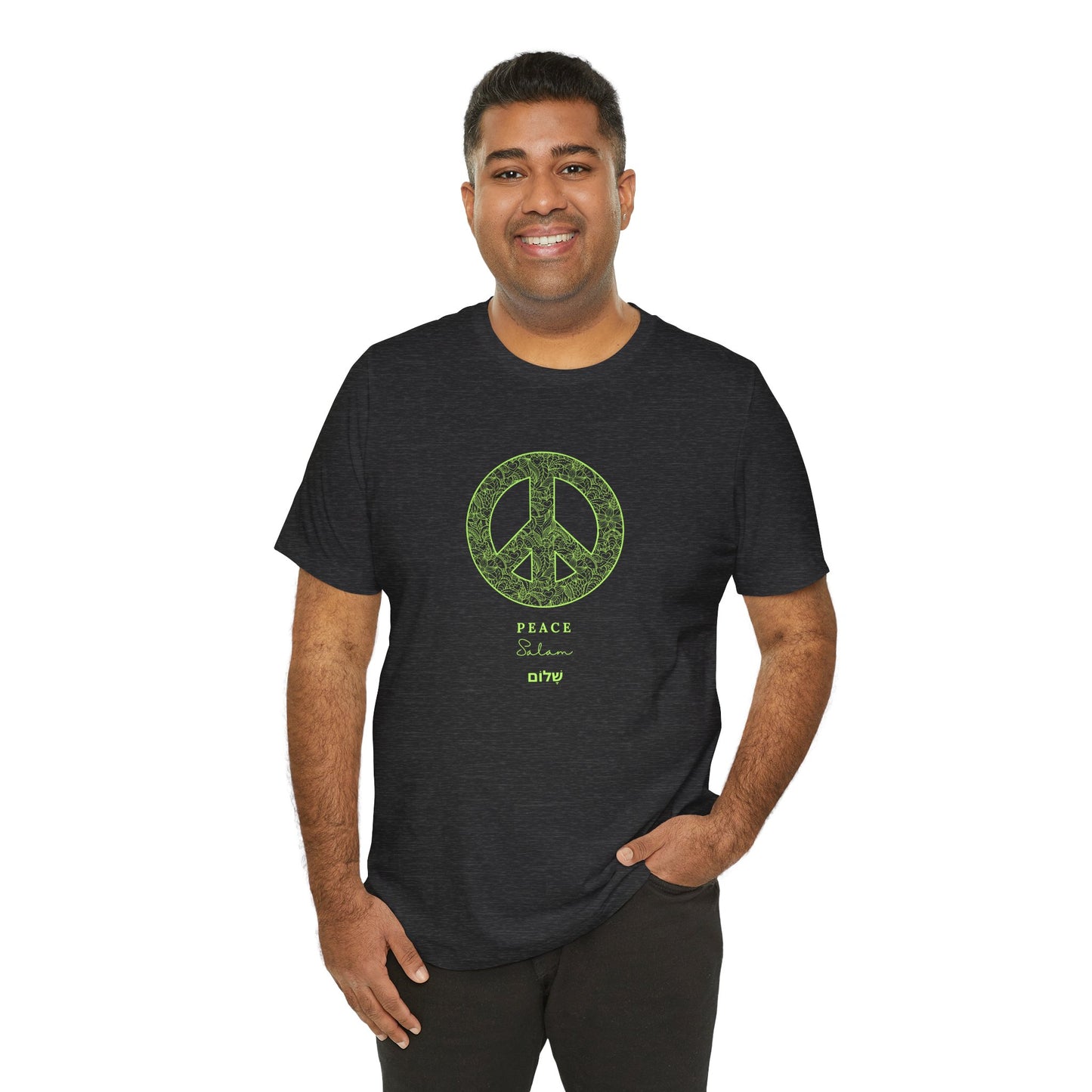 PEACE in Three Languages (t-shirt)