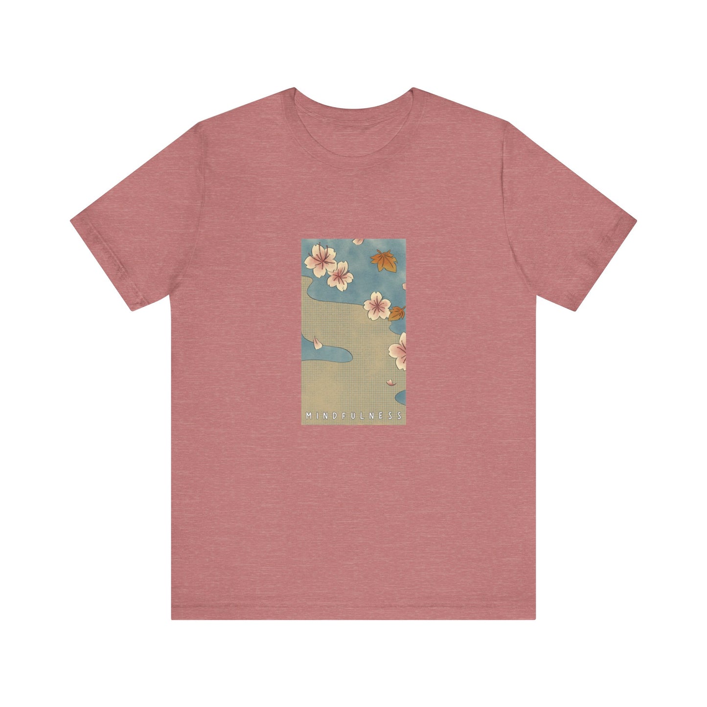 Mindfulness Asian Blockprint Stream (t-shirt)