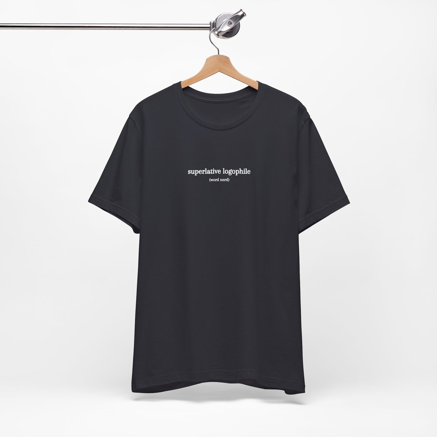 Superlative Logophile (word nerd) (t-shirt)