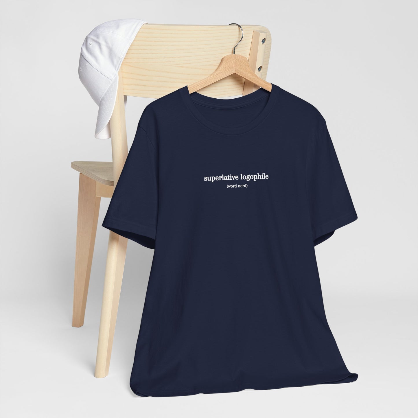 Superlative Logophile (word nerd) (t-shirt)
