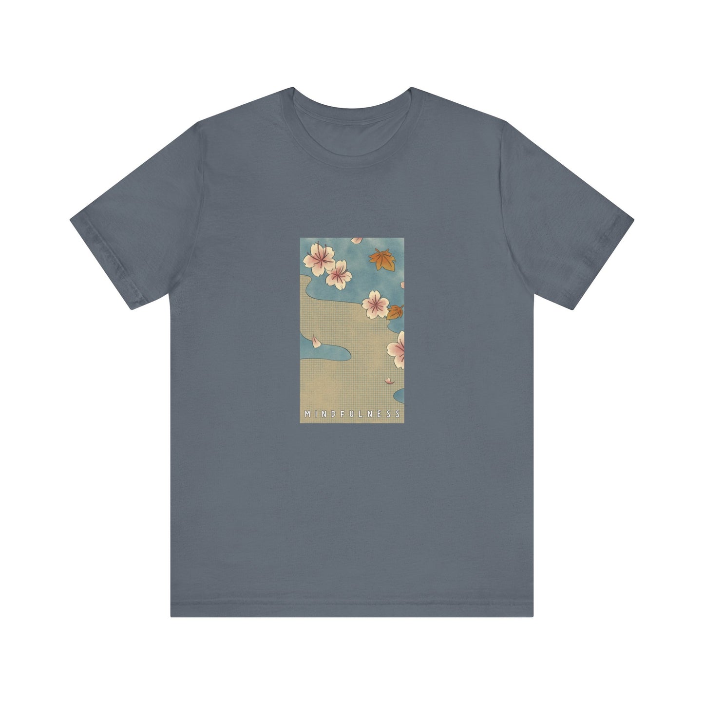 Mindfulness Asian Blockprint Stream (t-shirt)