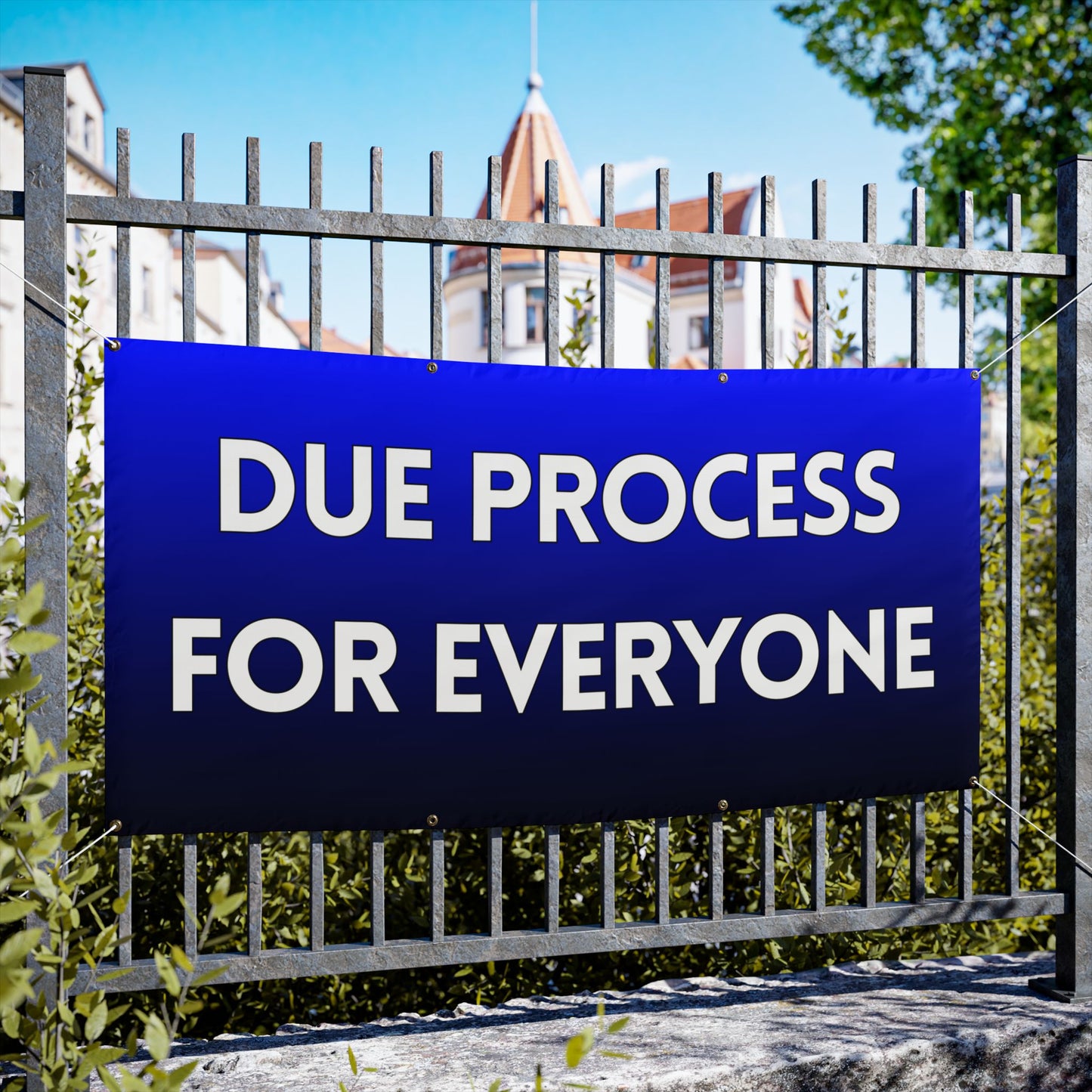 Due Process for Everyone 72" x 36" Vinyl Banner