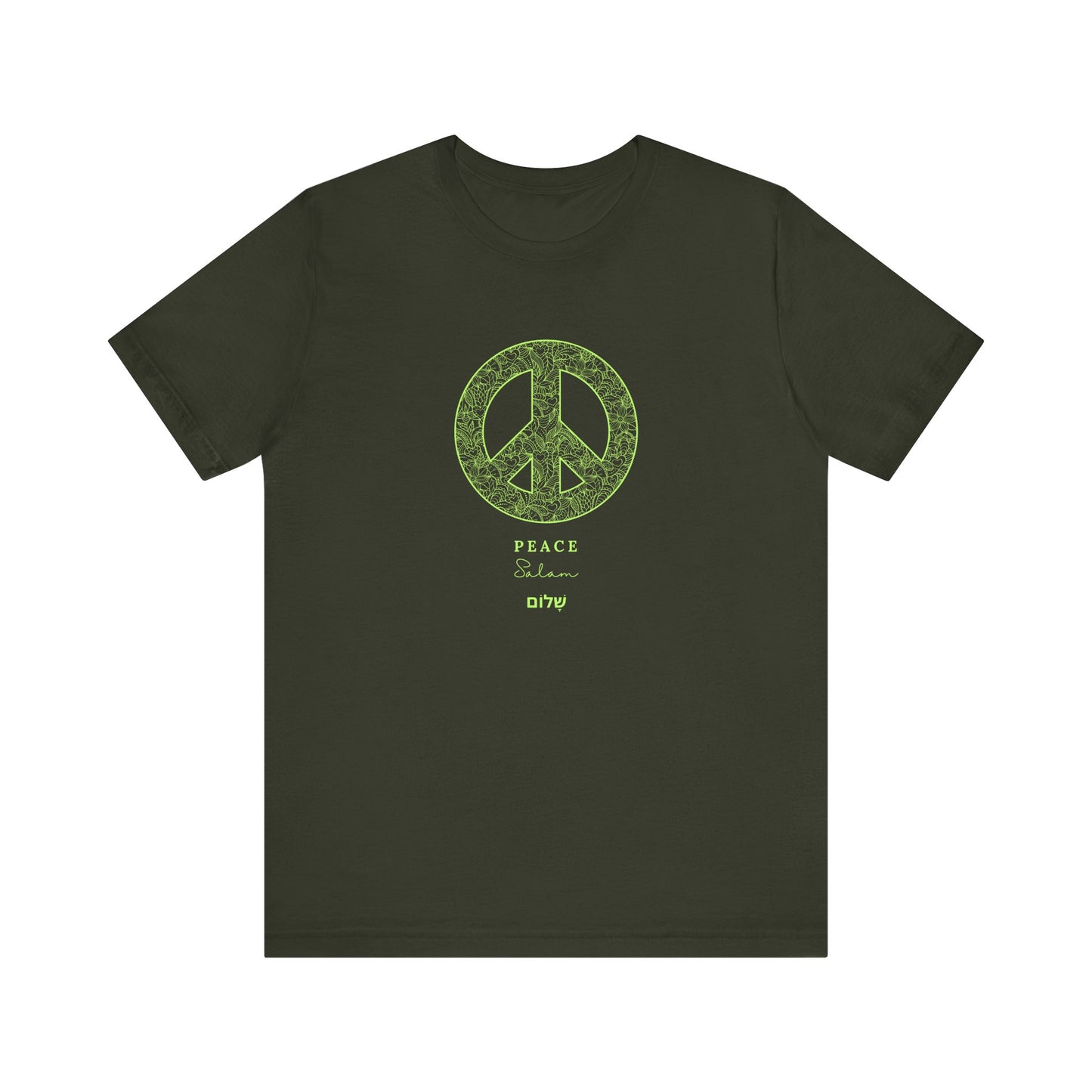 PEACE in Three Languages (t-shirt)
