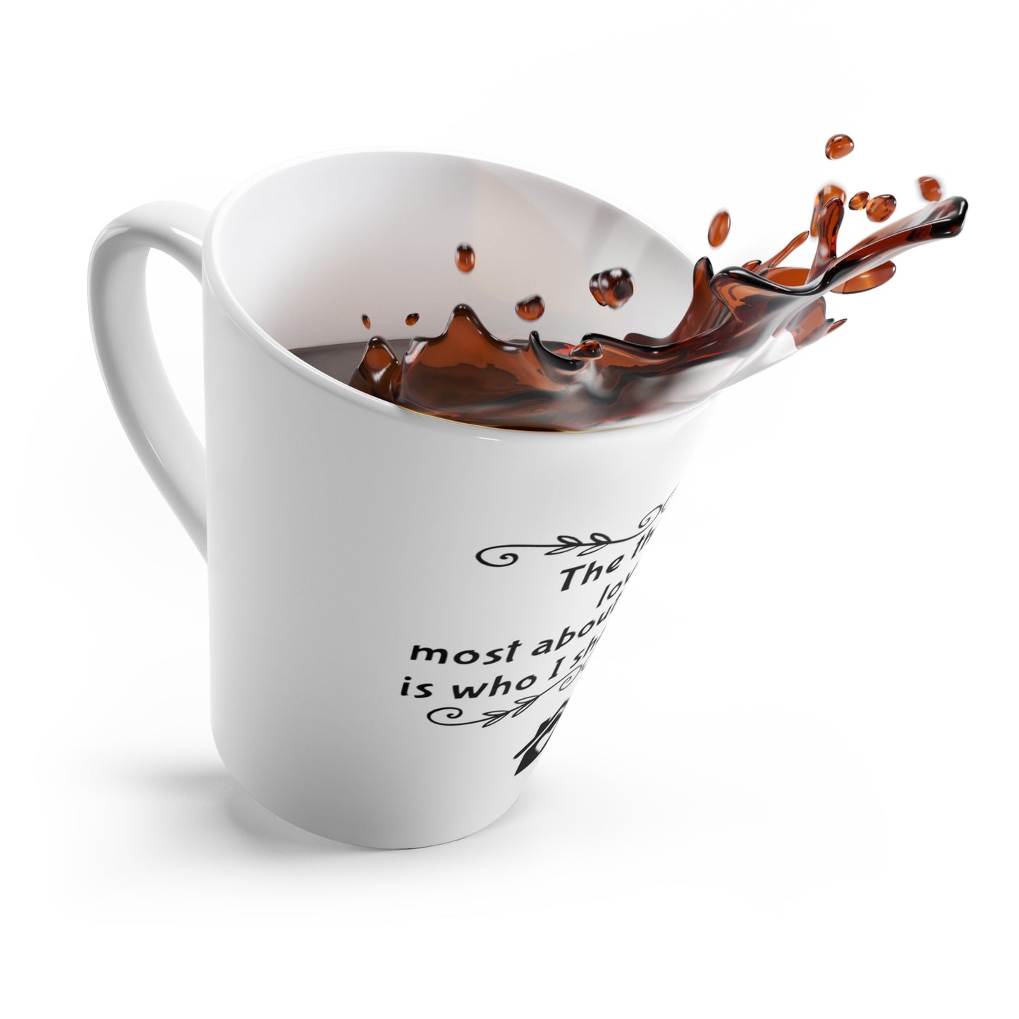 The thing I love most about my home ... (white latte mug)