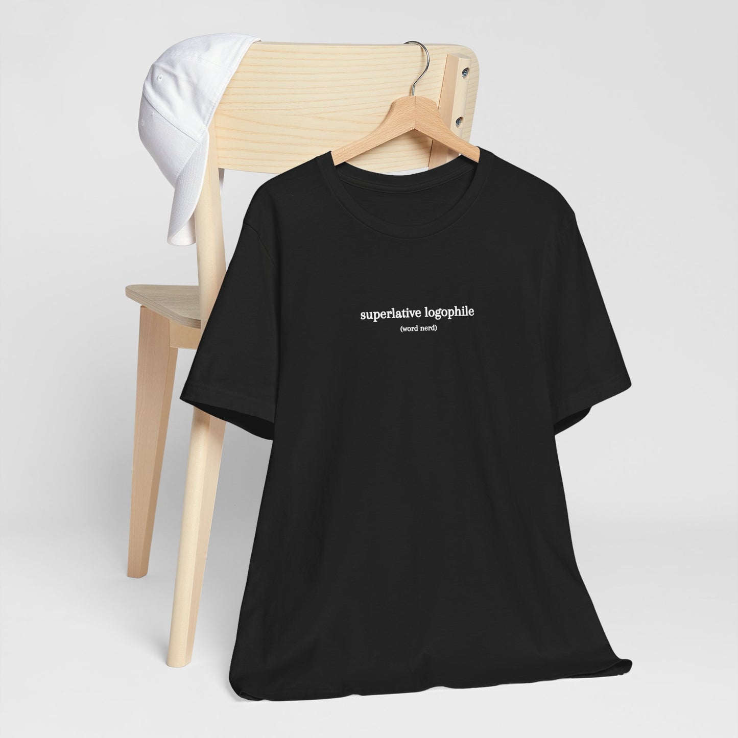 Superlative Logophile (word nerd) (t-shirt)