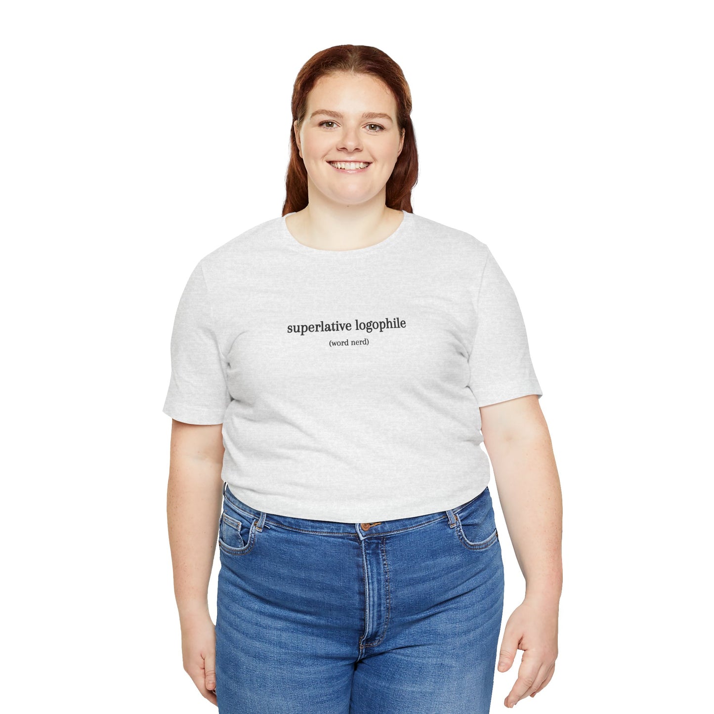 Superlative Logophile (word nerd) (t-shirt)