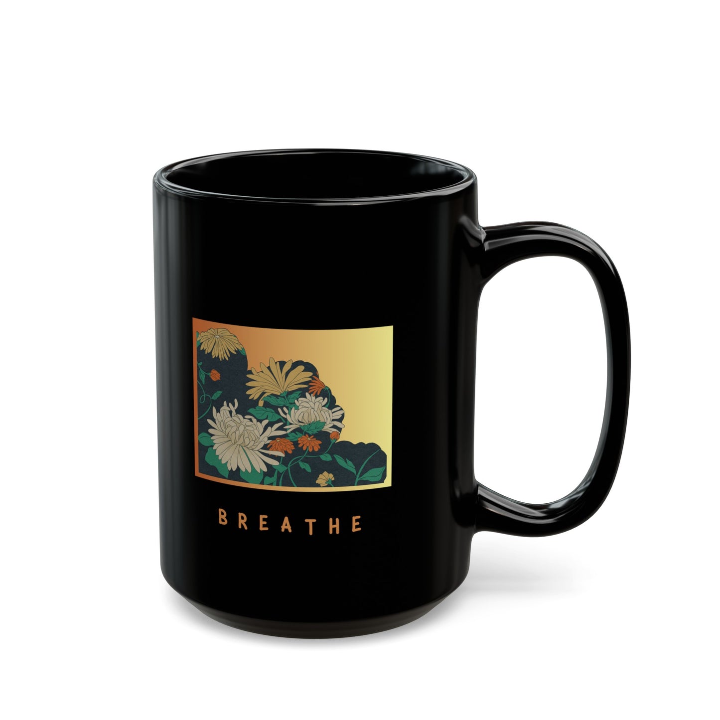 B R E A T H E Asian Floral (mug)