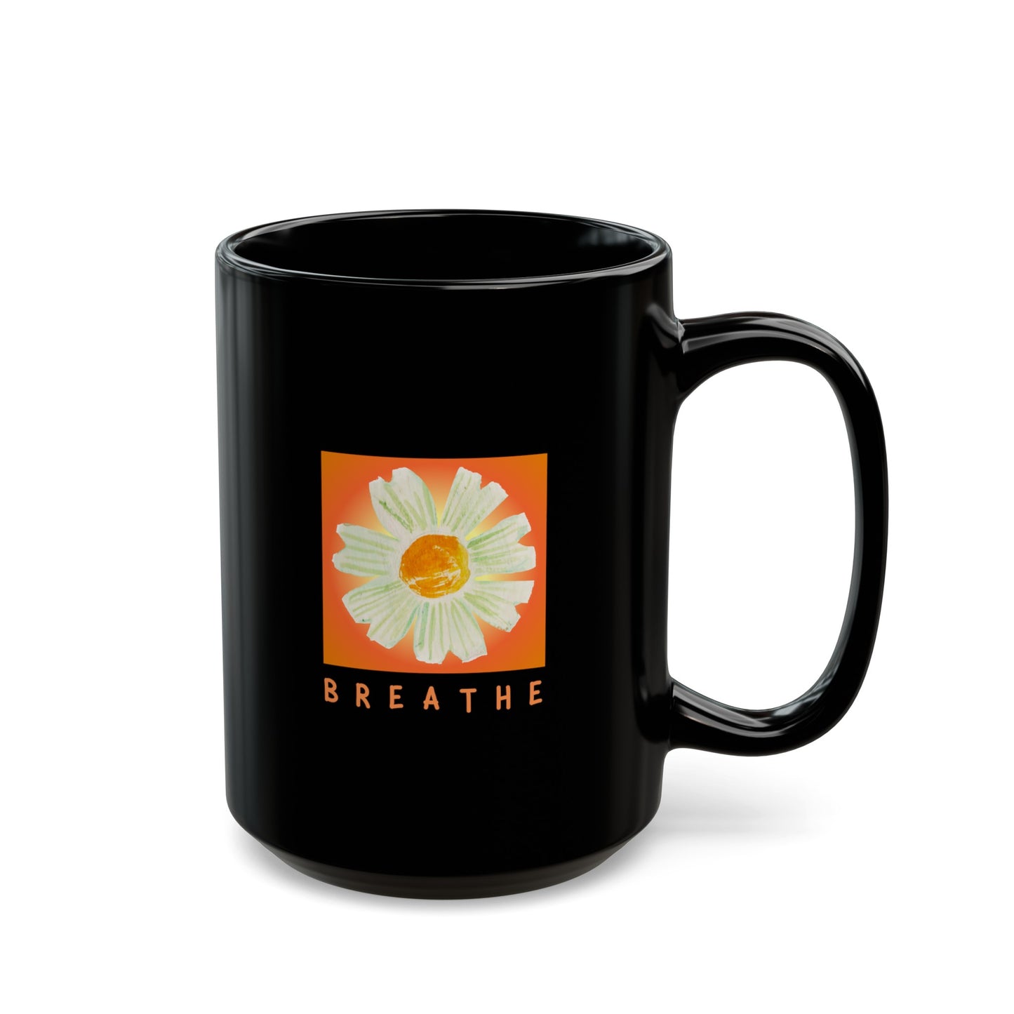 B R E A T H E Orange Daisy (mug)