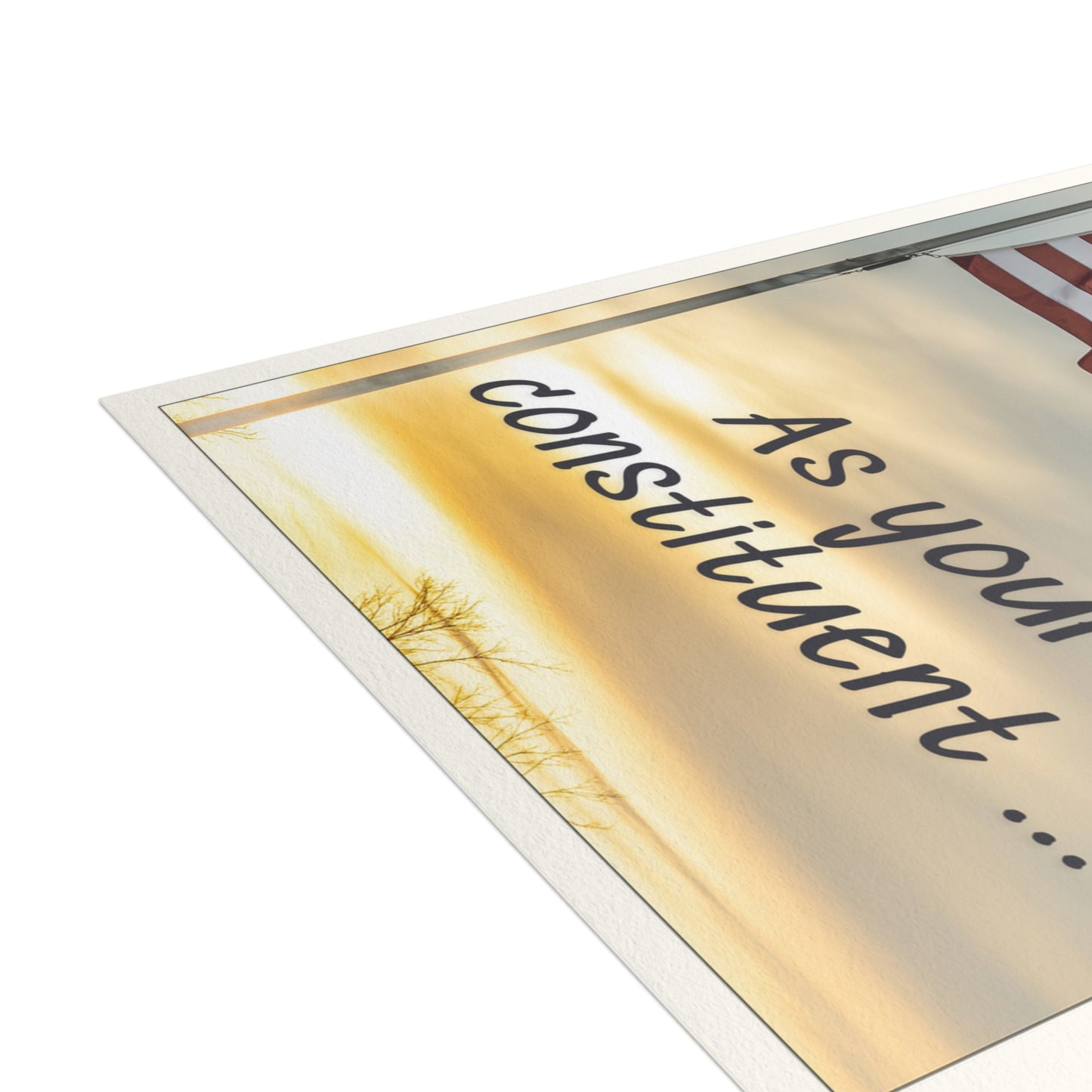 As your constituent ..."- Bundles of 10, 30 or 50 postcards