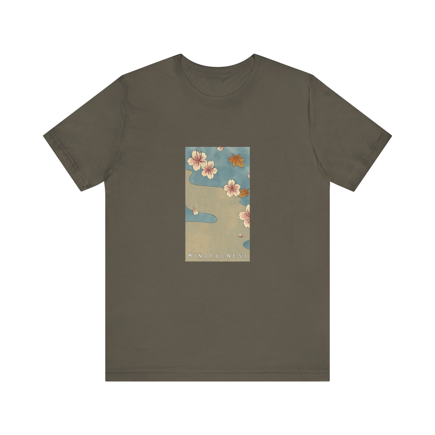 Mindfulness Asian Blockprint Stream (t-shirt)