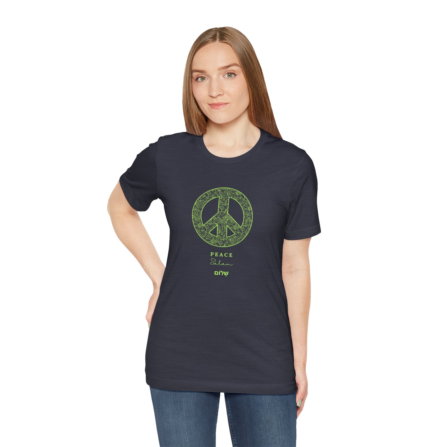 PEACE in Three Languages (t-shirt)