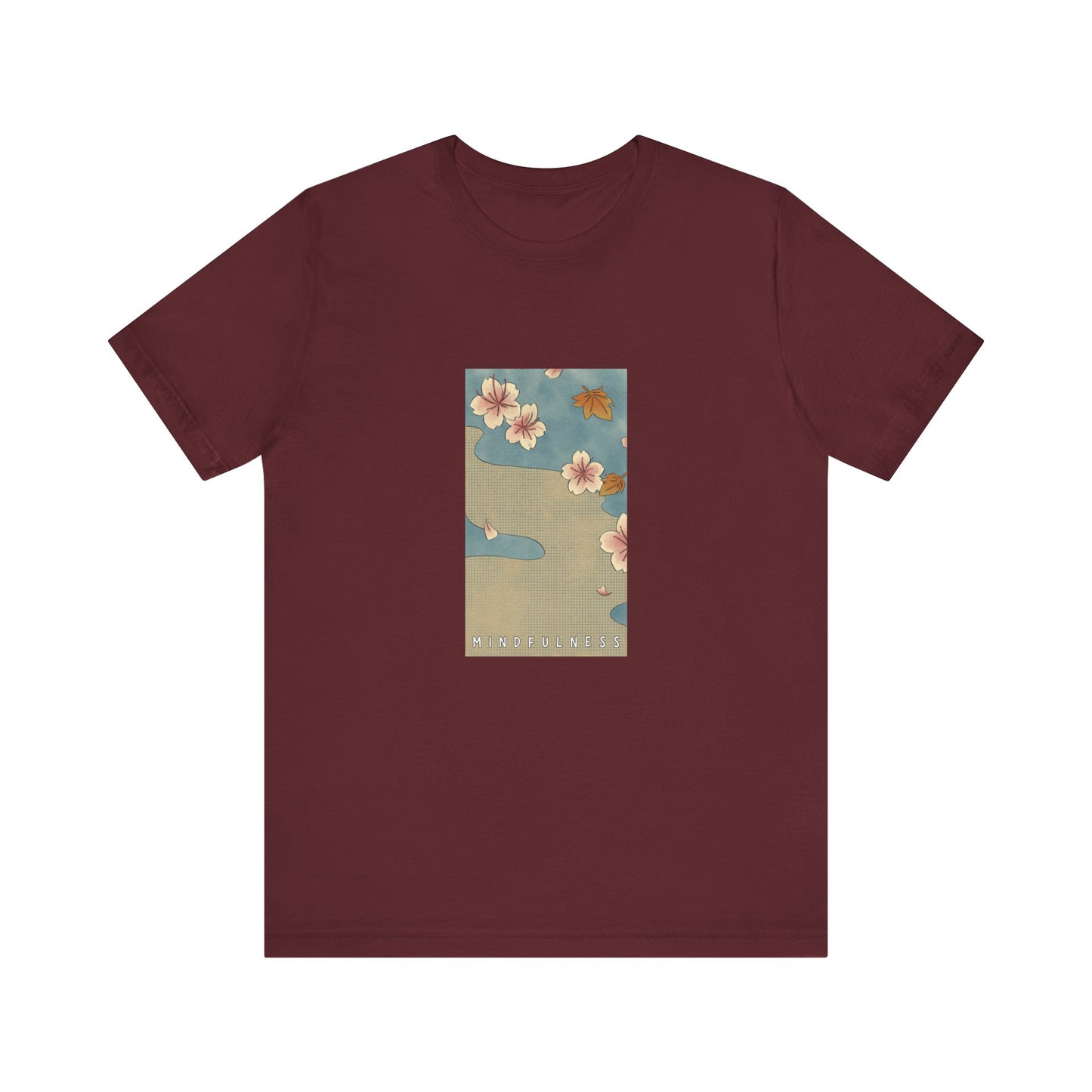 Mindfulness Asian Blockprint Stream (t-shirt)