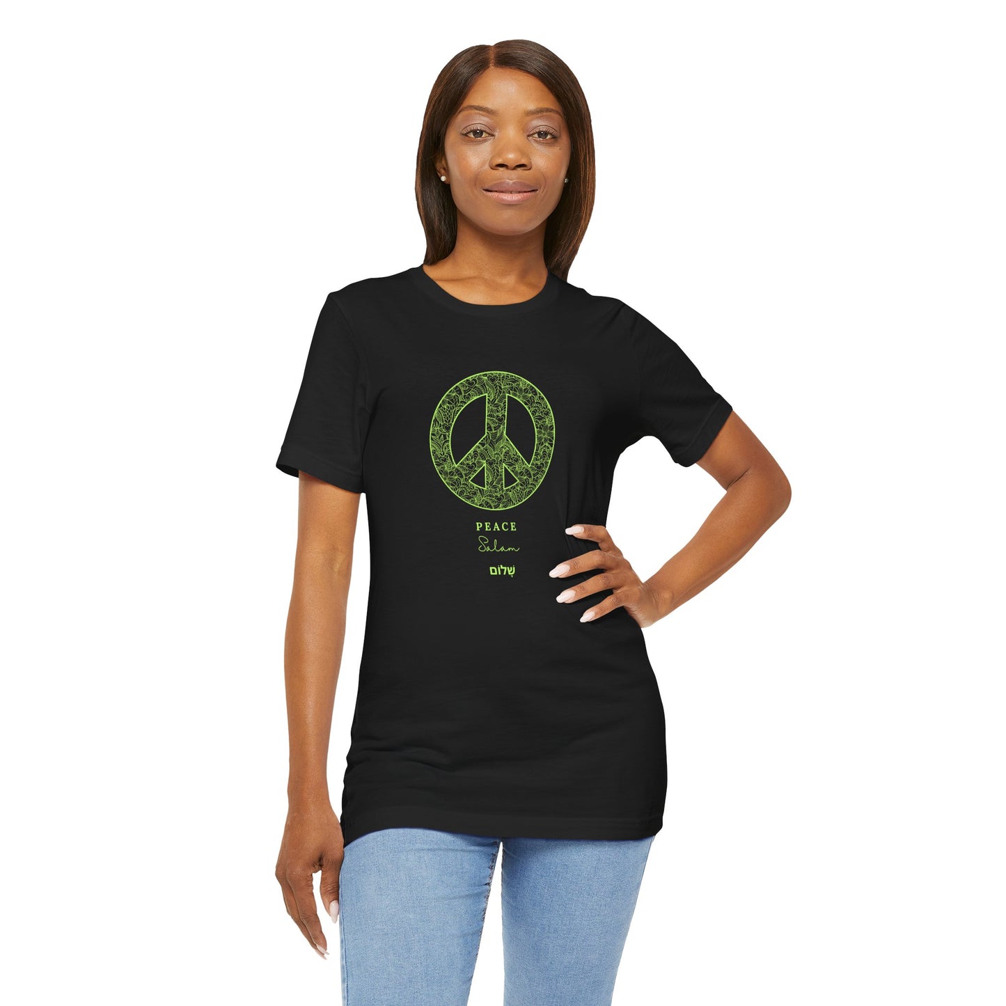 PEACE in Three Languages (t-shirt)