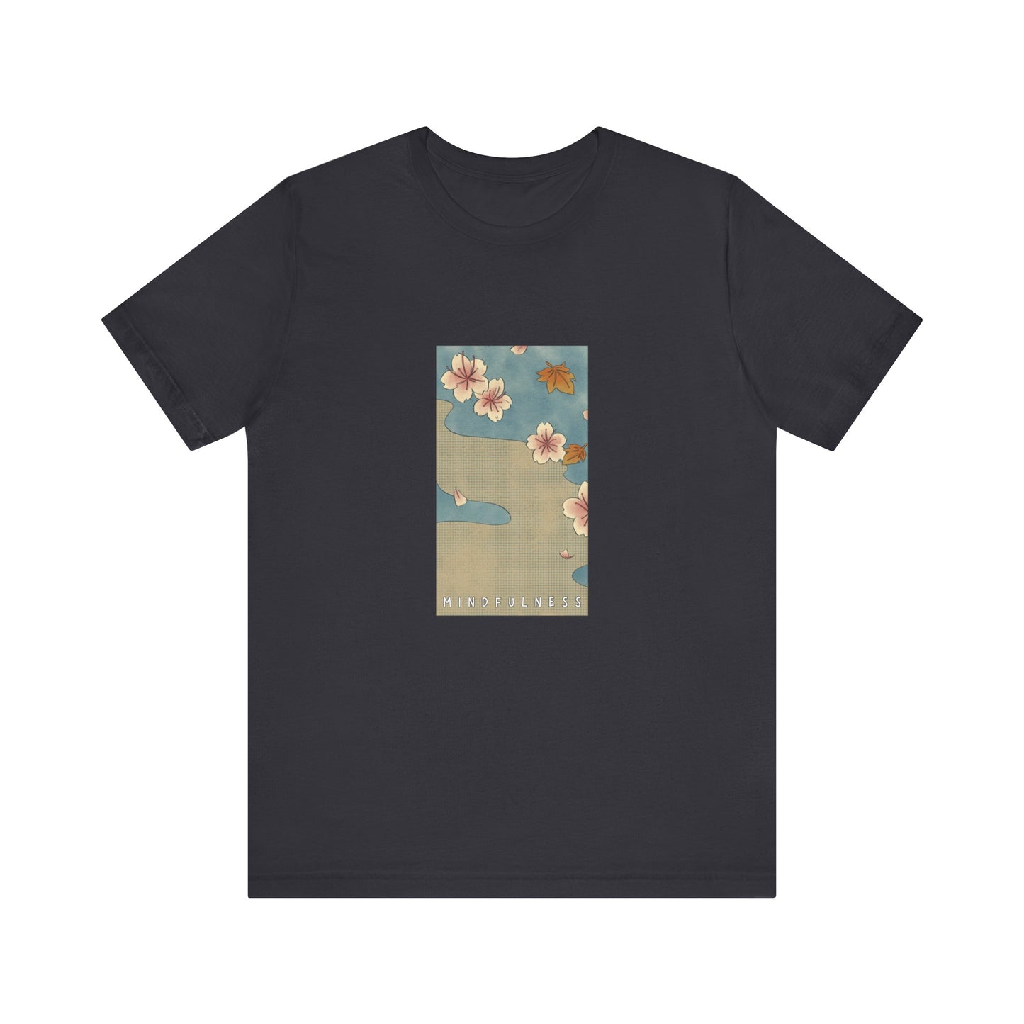 Mindfulness Asian Blockprint Stream (t-shirt)