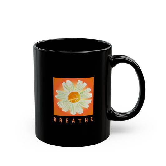 B R E A T H E Orange Daisy (mug)