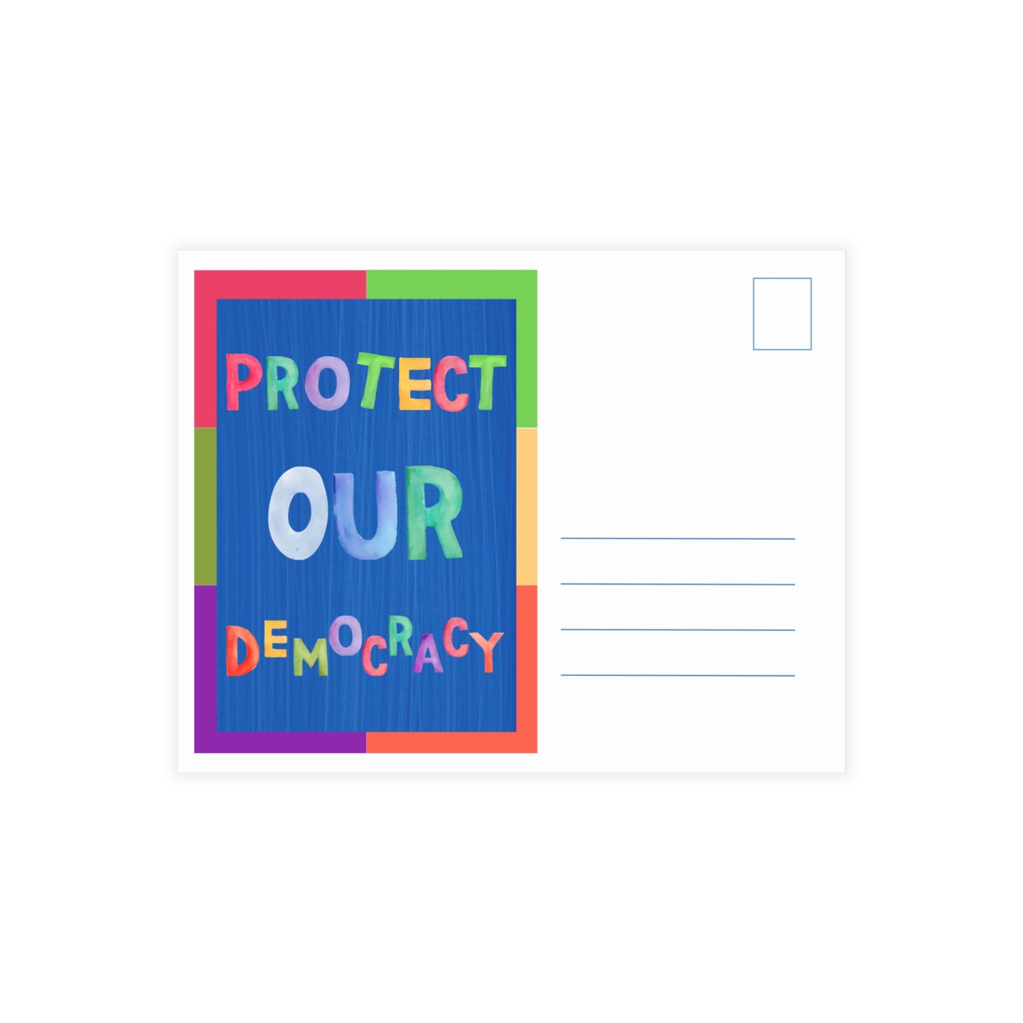 Protect our Democracy - Bundles of 10, 30 or 50 postcards