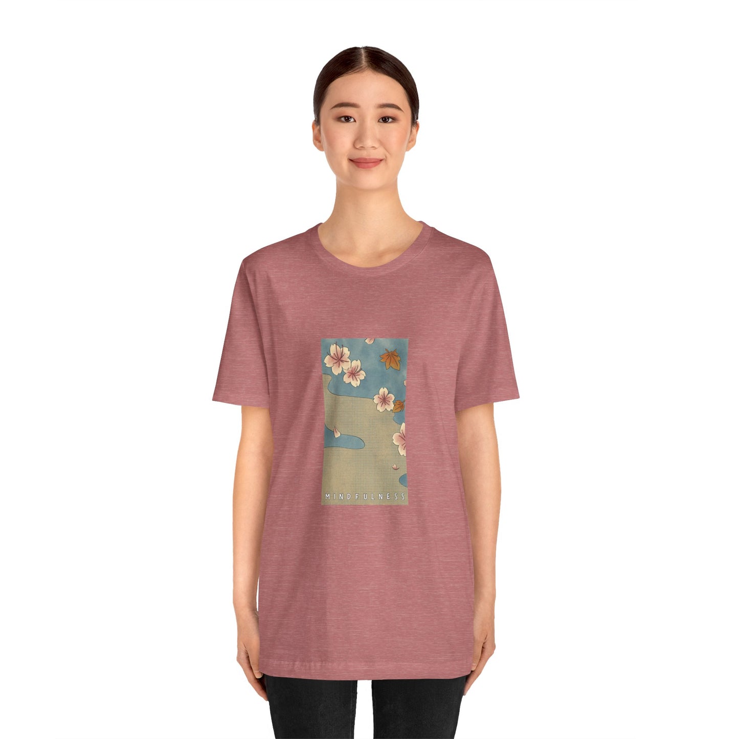 Mindfulness Asian Blockprint Stream (t-shirt)