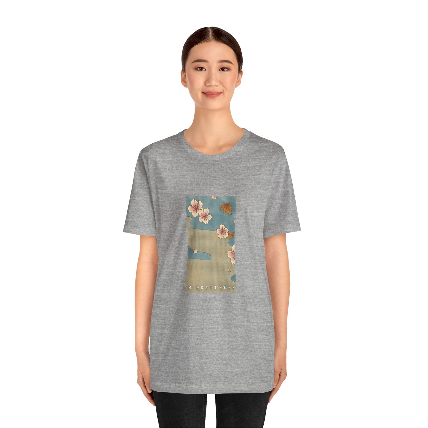 Mindfulness Asian Blockprint Stream (t-shirt)