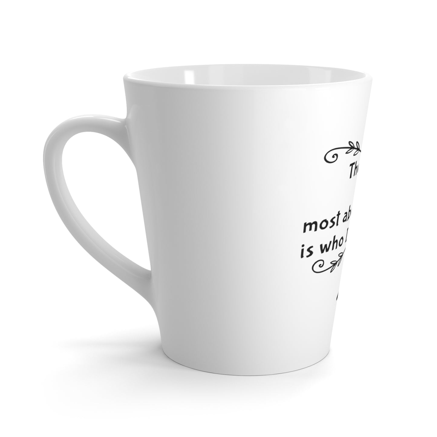 The thing I love most about my home ... (white latte mug)