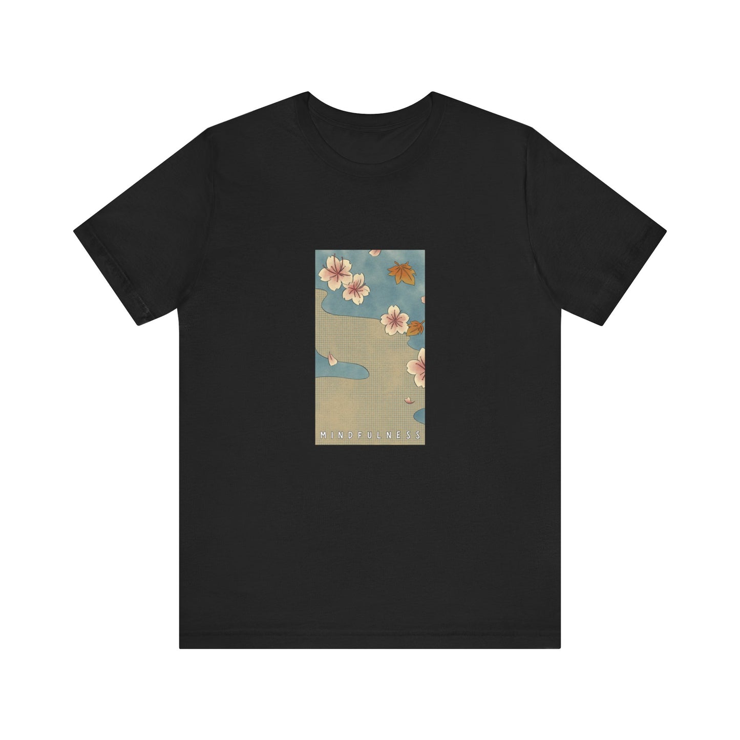 Mindfulness Asian Blockprint Stream (t-shirt)